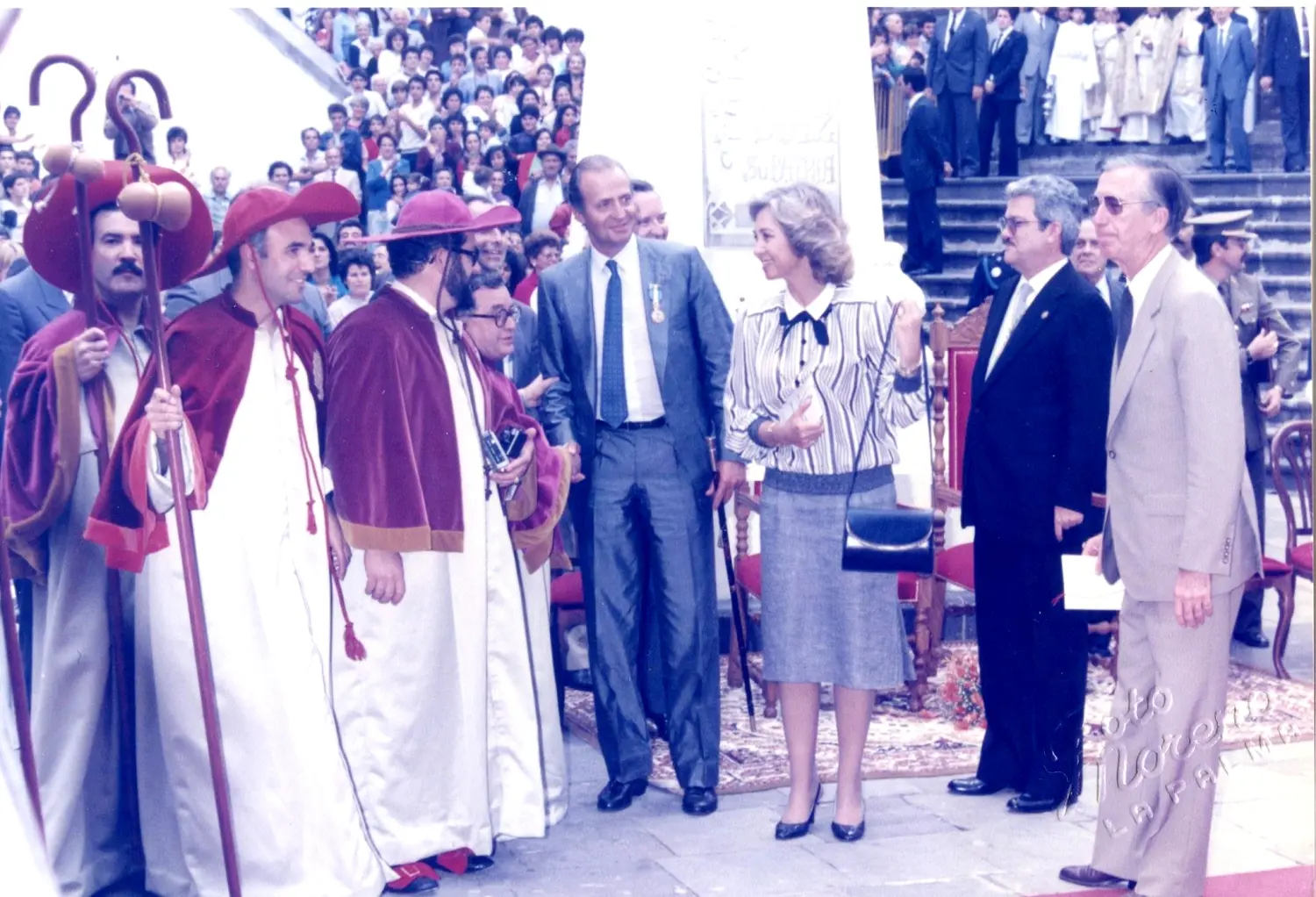 Visita de SS.MM. los Reyes de España a La Palma